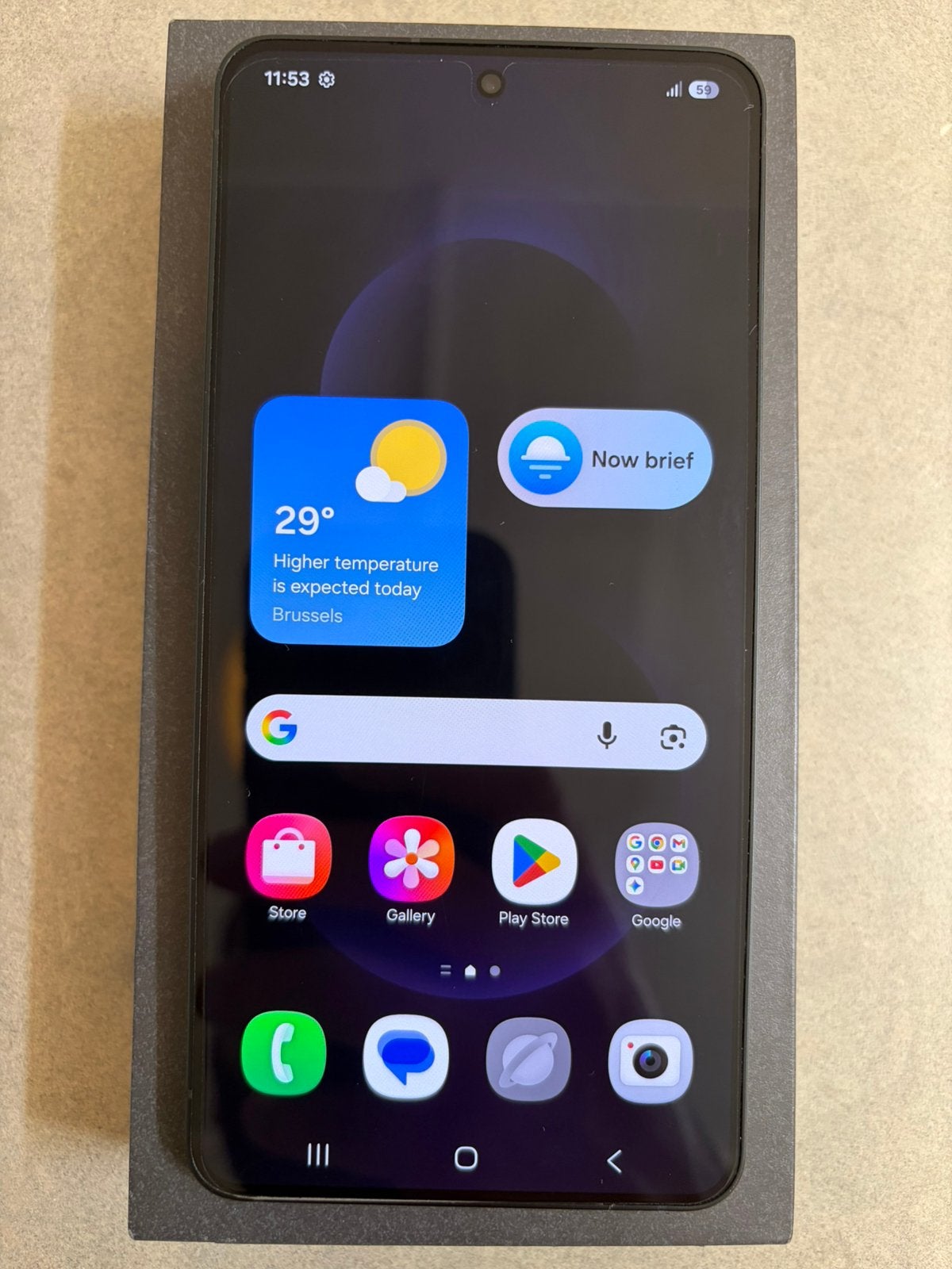 Samsung S25 Edge 256GB Jetblack, Telecommunicatie, Ophalen, Overige modellen, Zwart, Touchscreen