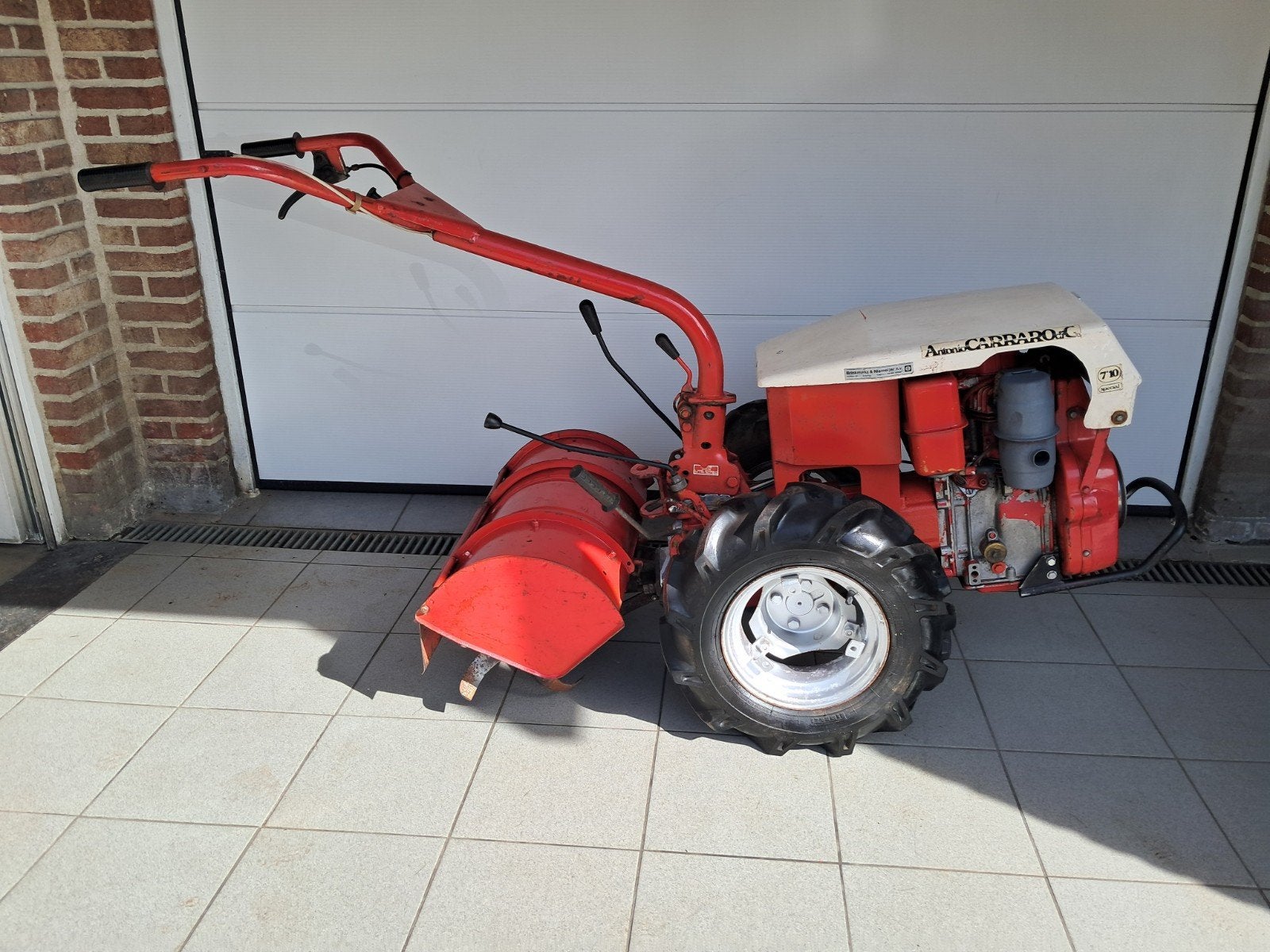 motoculteur, motoculteur Diesel Lombardini, Jardin & Terrasse, Enlèvement, Comme neuf, Cultivateur
