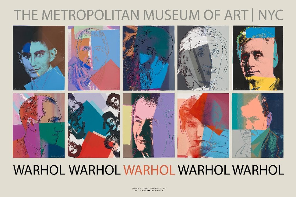Affiche Andy Warhol Ten Portraits of Jews, Ophalen of Verzenden
