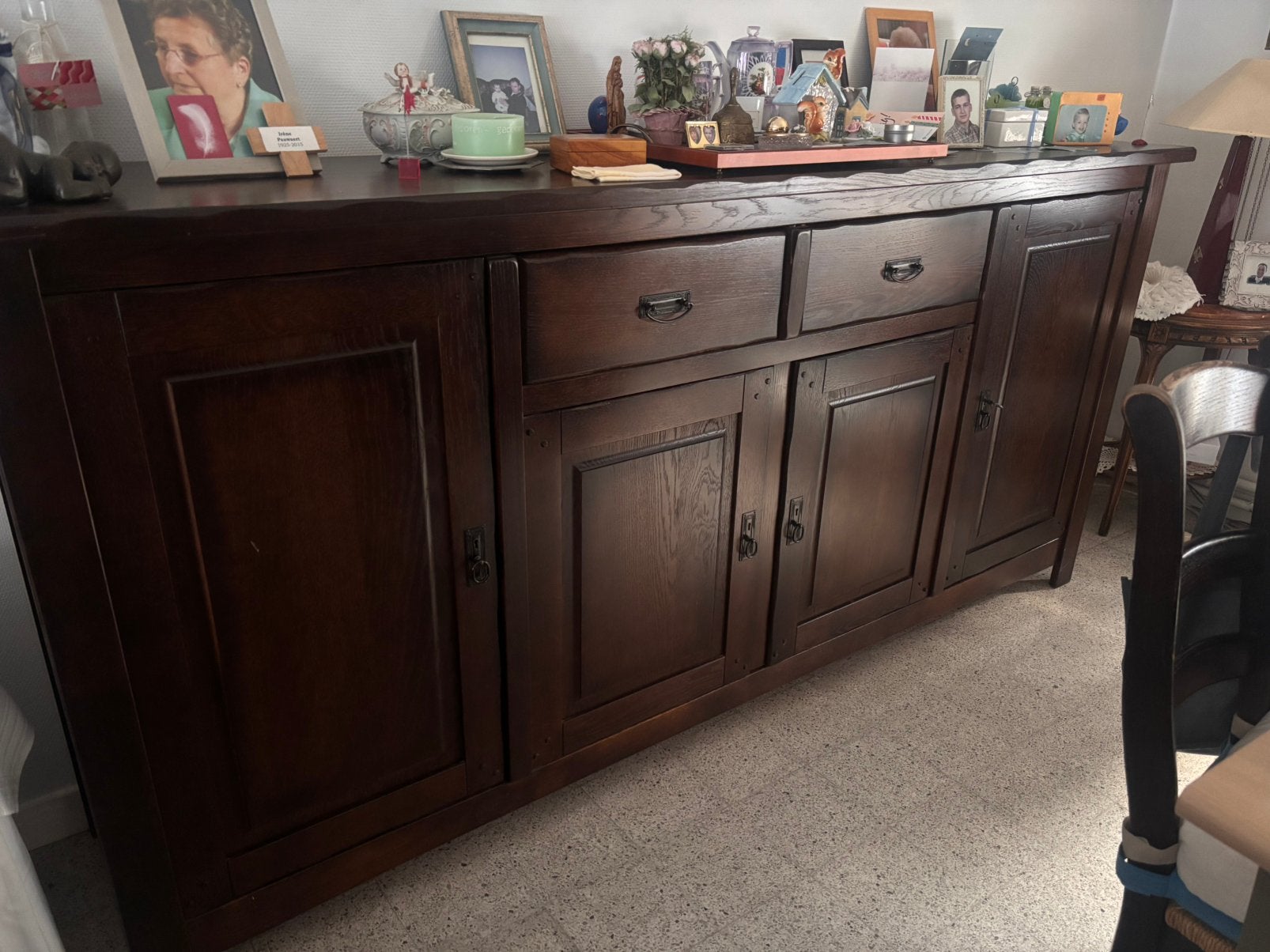 Dressoir kast volledig eik, Enlèvement, Utilisé, Chêne