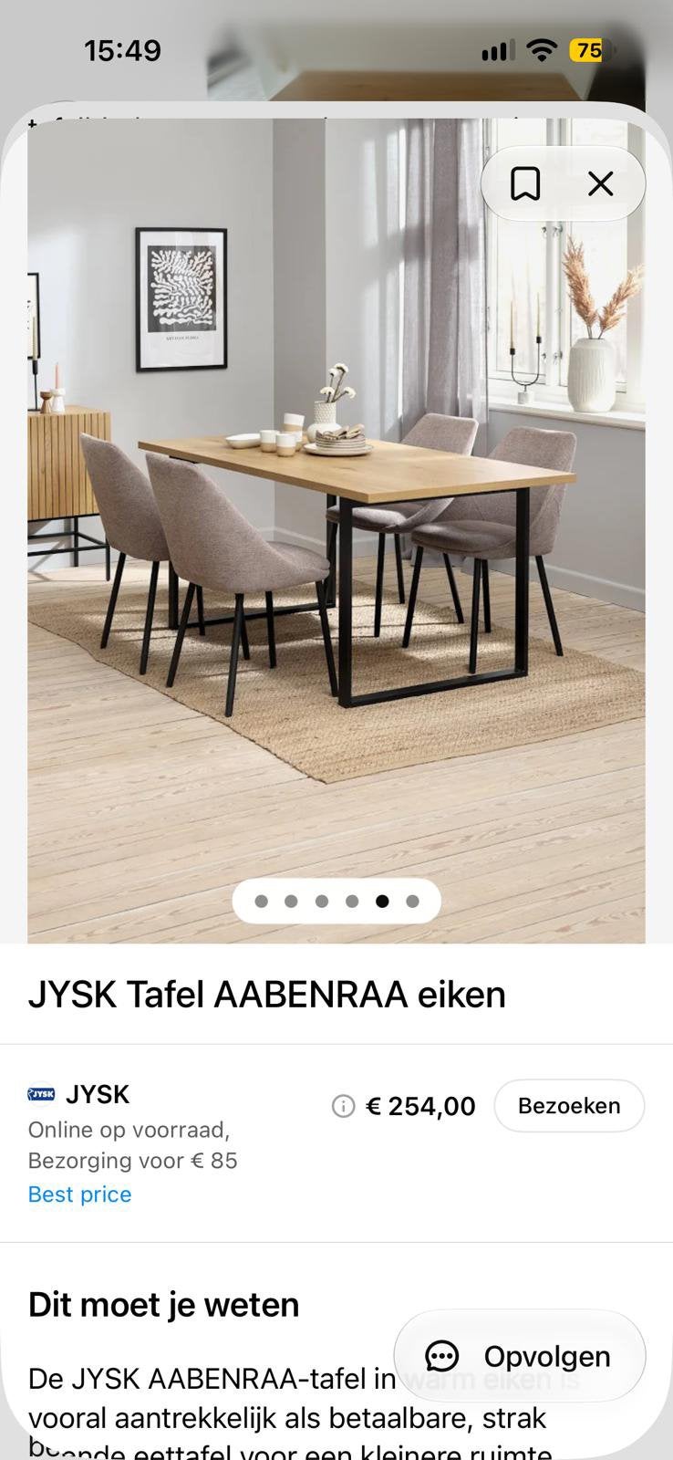 Table à manger, bureau avec chaise de bureau et meuble TV, Maison & Meubles, Enlèvement, Comme neuf