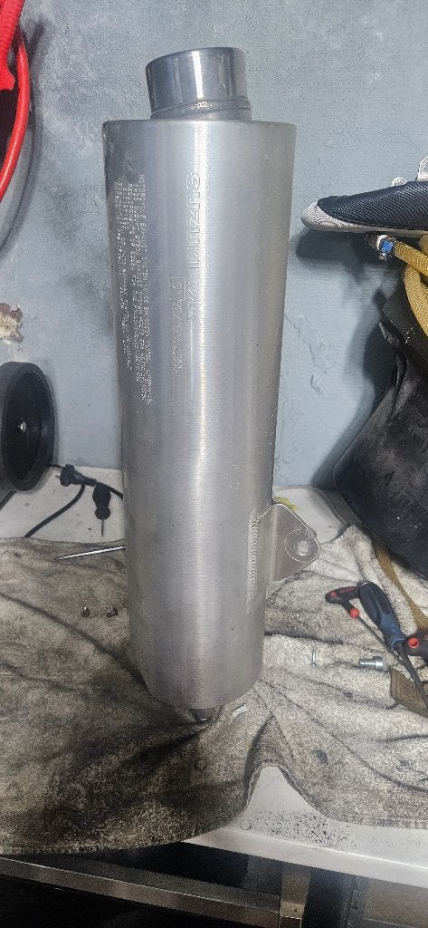 Suzuki GSF 1200 bandit uitlaat, Ophalen, Gebruikt