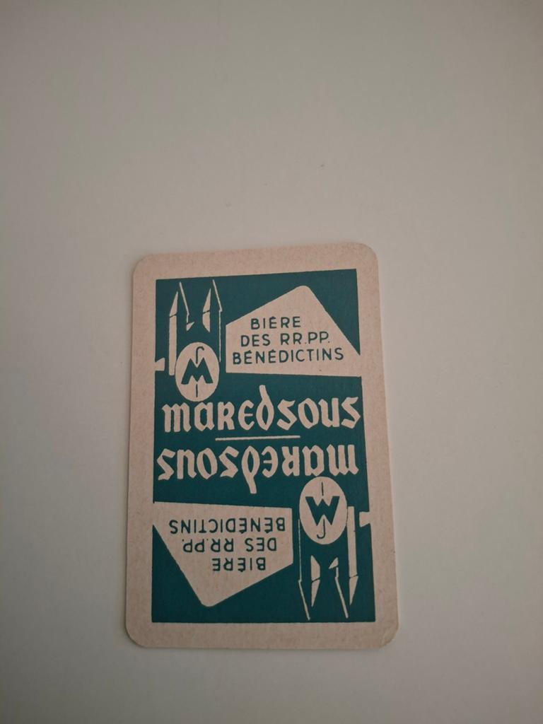 Oude speelkaart maredsous, Verzamelen, Ophalen of Verzenden