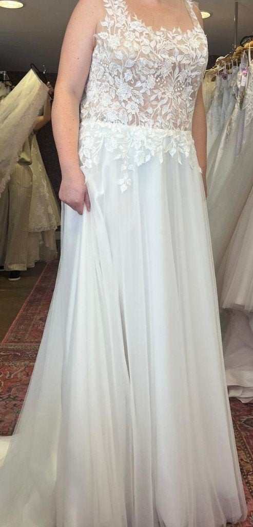 Bruidsjurk in maat 48/50/52 (nieuw), Kleding | Dames, Gelegenheidskleding, Overige typen, Wit, Maat 46/48 (XL) of groter, Ophalen of Verzenden