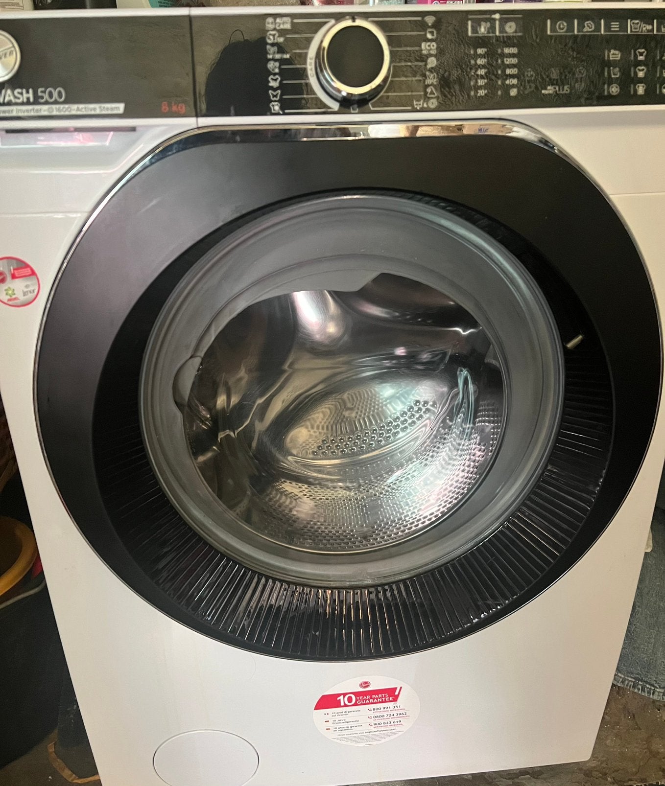 Hoover Wasmachine 2 jaar oud, Ophalen, 8 tot 10 kg, Voorlader, Energieklasse A of zuiniger