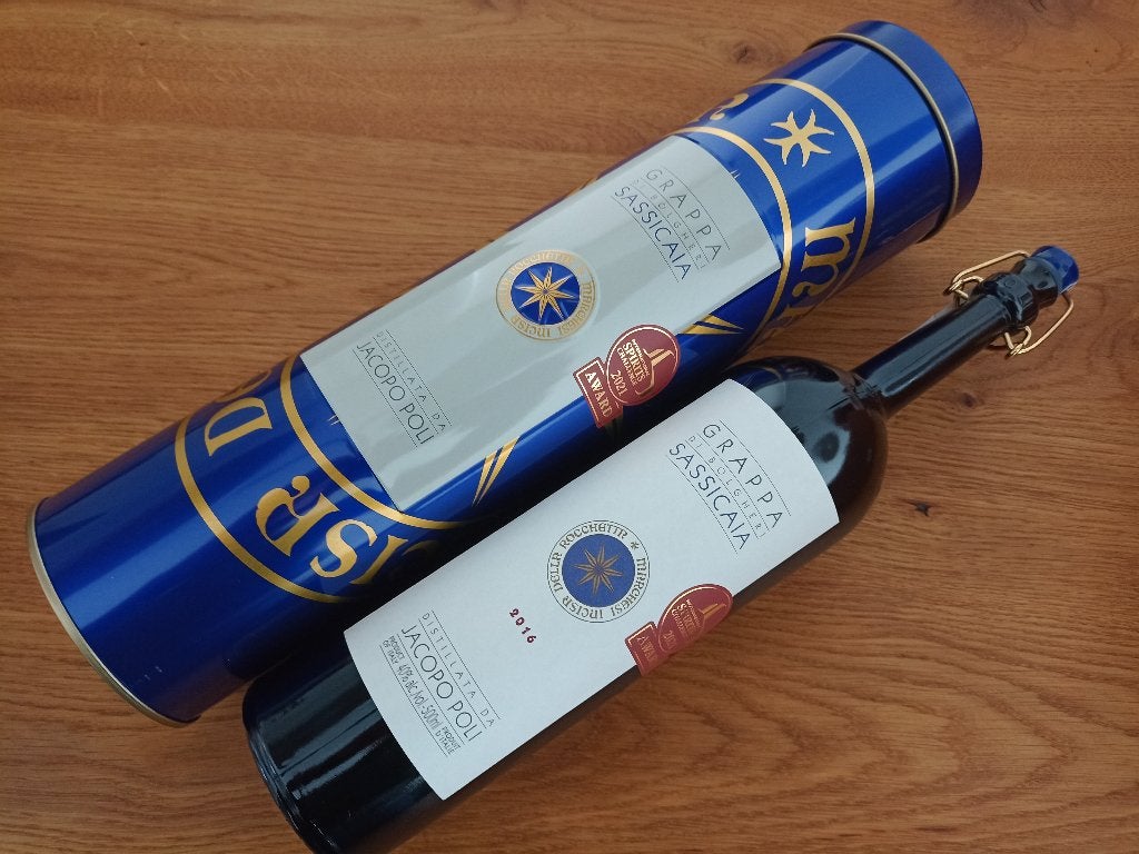Grappa di Bolgheri Sassicaia 2016 Jacopo Poli, Ophalen, Nieuw