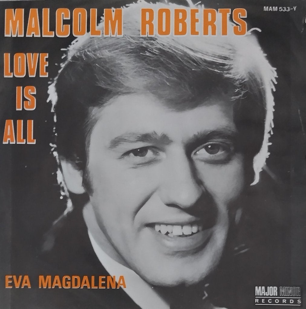 Malcolm Roberts - Love is all, Fotohoes, Ophalen of Verzenden, Zo goed als nieuw, Pop