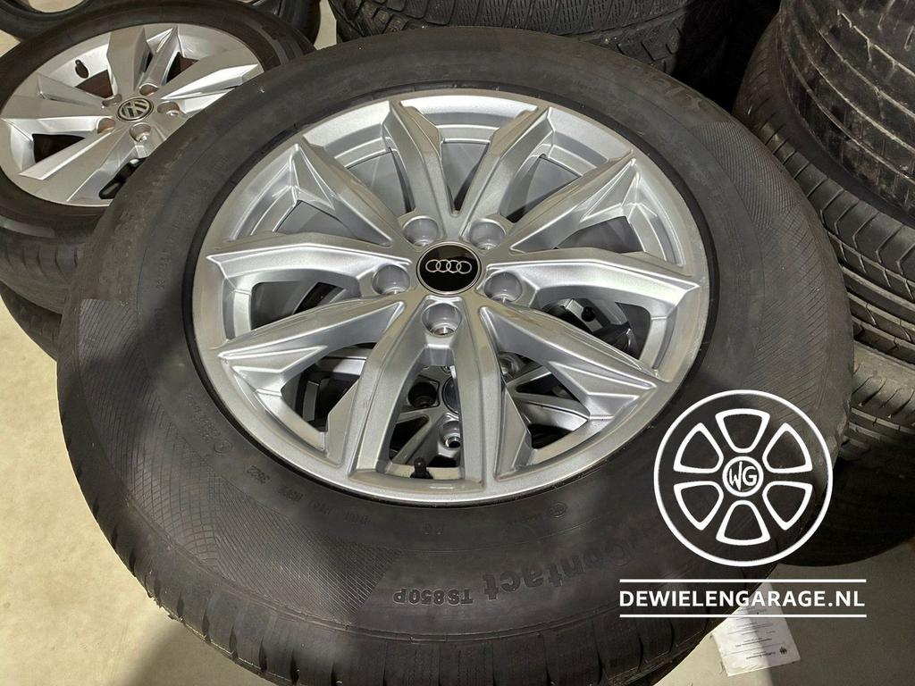 NIEUW Audi Q5 Velgen + Winterbanden Continental Origineel 5x, -, -, Banden en Velgen, Nieuw