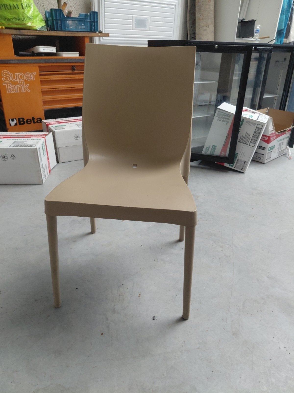 Chaises terrasse beige 20 x /  25 € piece, Enlèvement