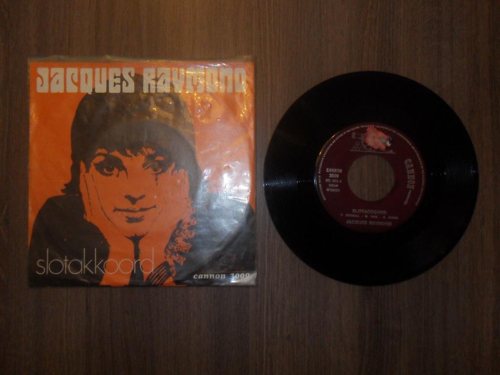 Jacques Raymond - Slotakkoord, Cd's en Dvd's, Vinyl | Nederlandstalig, Ophalen of Verzenden, Gebruikt, 7 inch, Levenslied of Smartlap
