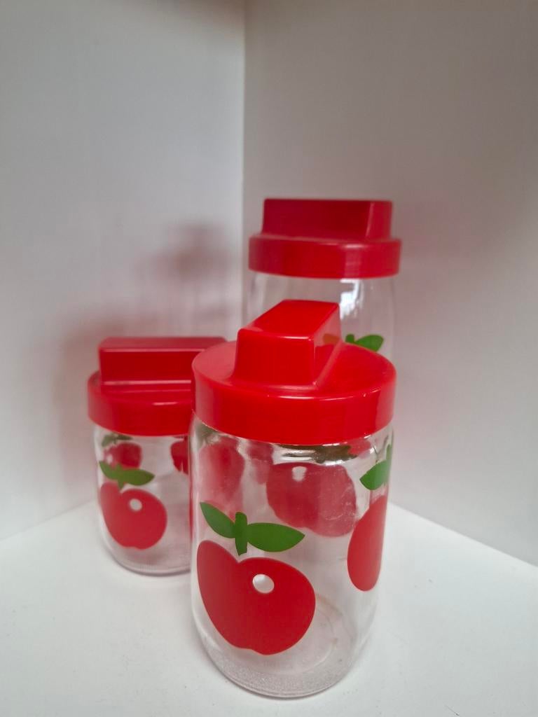 Ensemble de trois pots à pommes Gulf, Enlèvement