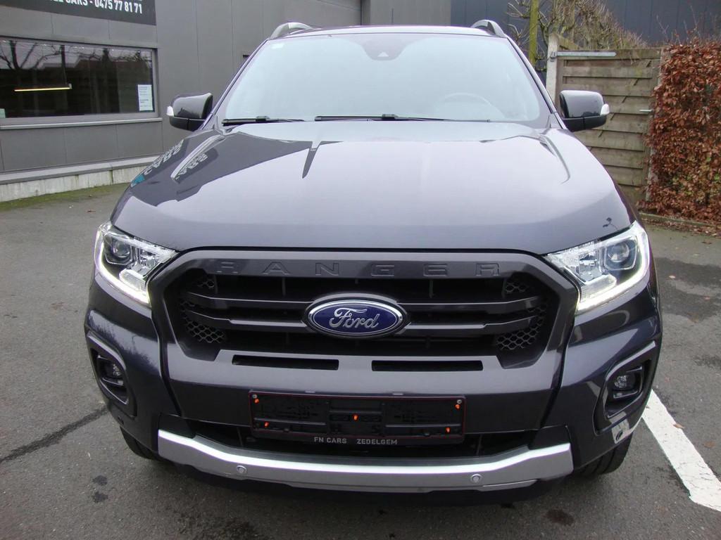 Ford Ranger 212pk, rolplateau, camera, btw in, 2023, adaptiv, Cuir, Achat, Entreprise, Noir