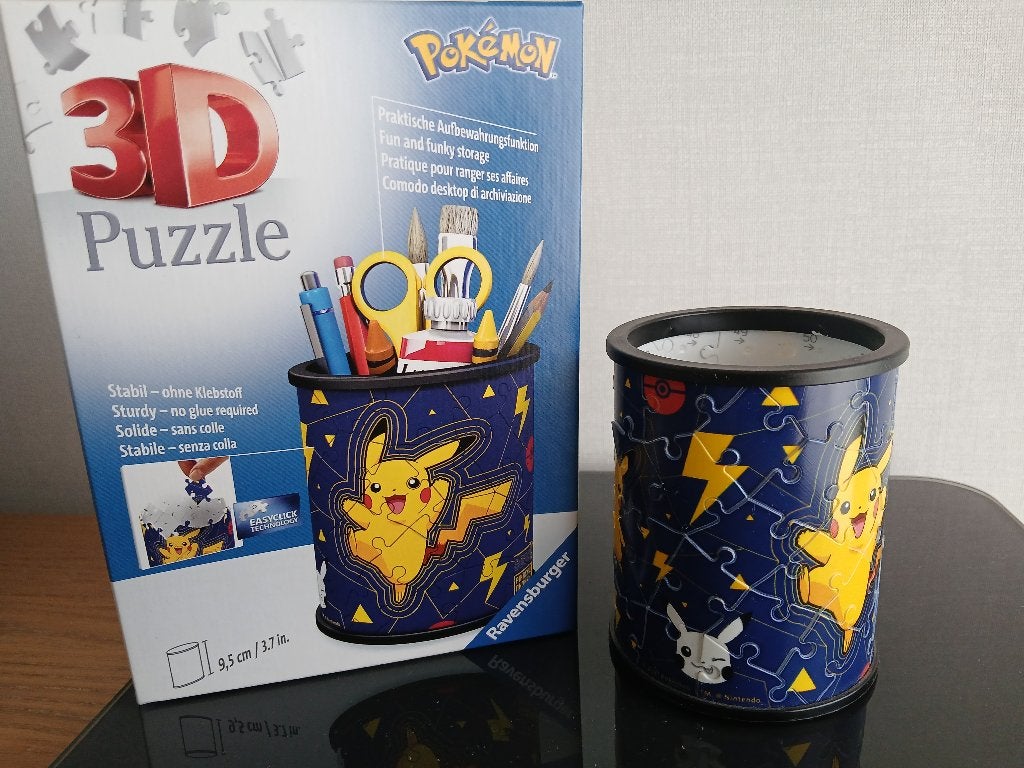 Pennenbakje puzzel pokemon, Ophalen of Verzenden, Gebruikt