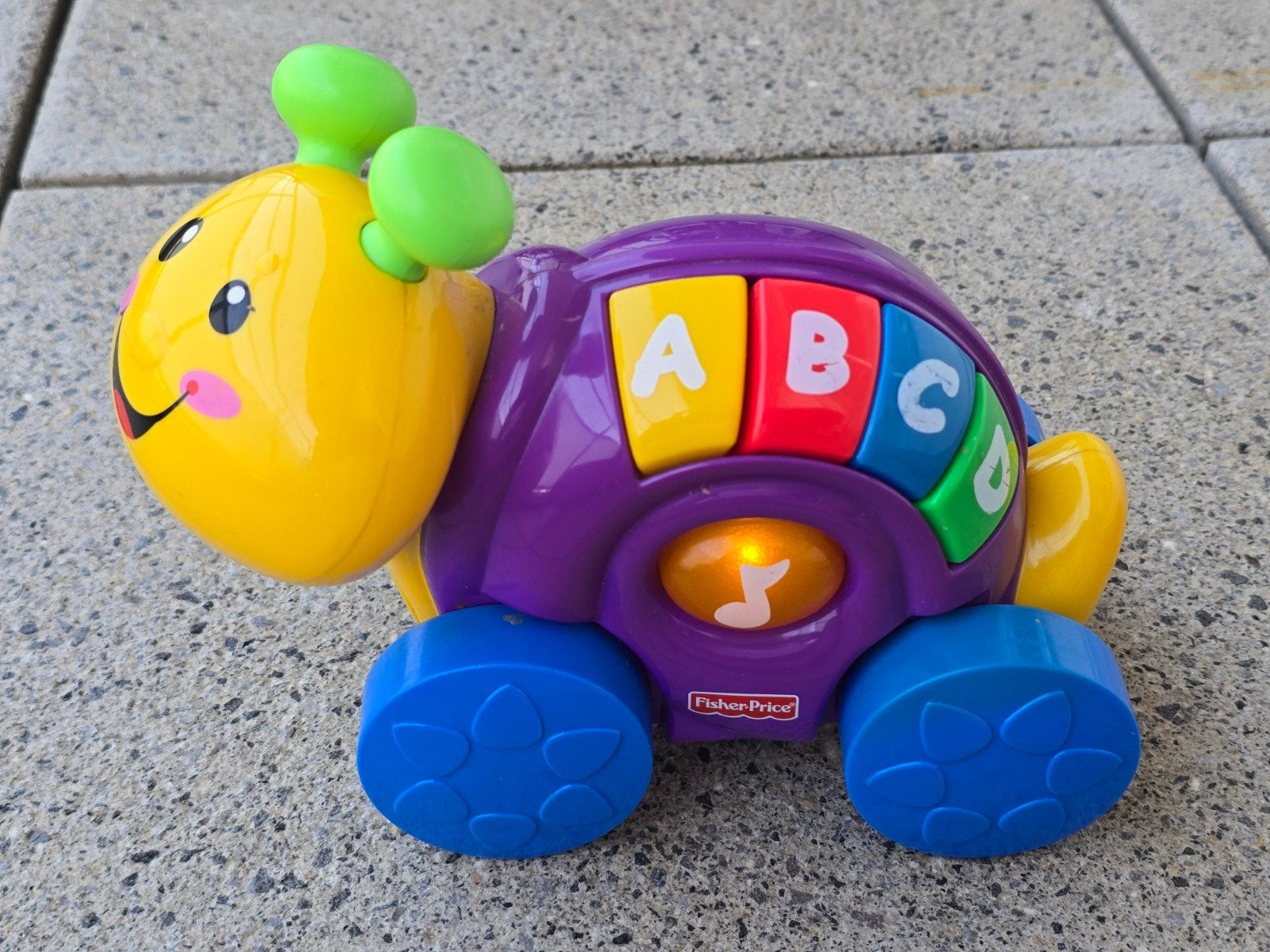 Fisher-Price Musical Learning Bug – Lights & Sounds, Ophalen of Verzenden, Gebruikt, 2 tot 4 jaar