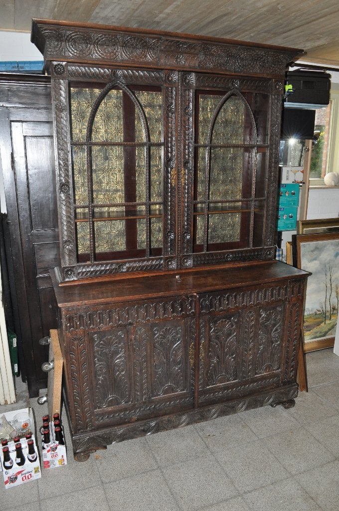 antieke kast, Huis en Inrichting, Ophalen, Met deur(en), Neo renaissance, Zo goed als nieuw
