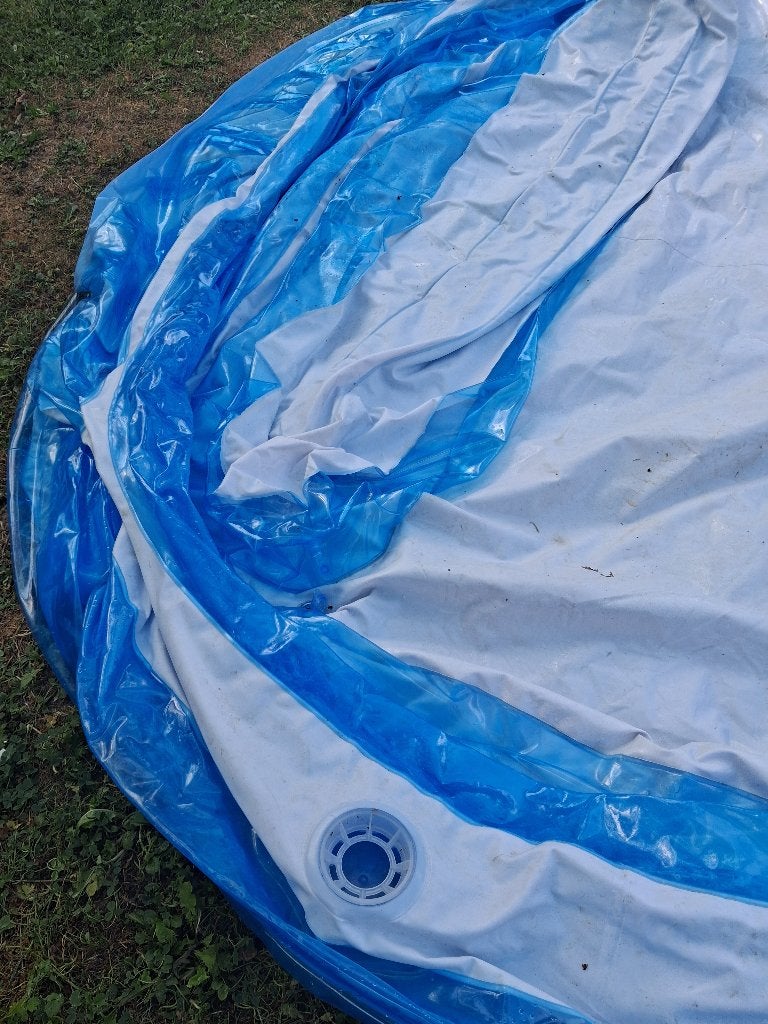Piscine en plastique, +- 2x2, Jardin & Terrasse, Piscines, Piscine gonflable, Rond, Enlèvement, Utilisé