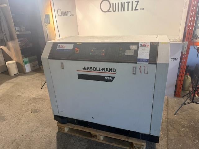 Te koop: schroefcompressor Ingersoll Rand SSR M22, Doe-het-zelf en Bouw, Compressors, Ophalen, Gebruikt, Geluidgedempt, 6 tot 10 bar