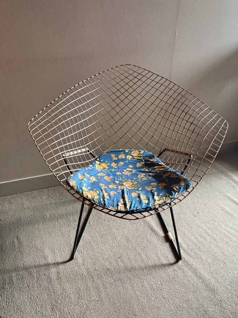 Bertoia "Diamond chairs"  2x, Ophalen, Wit