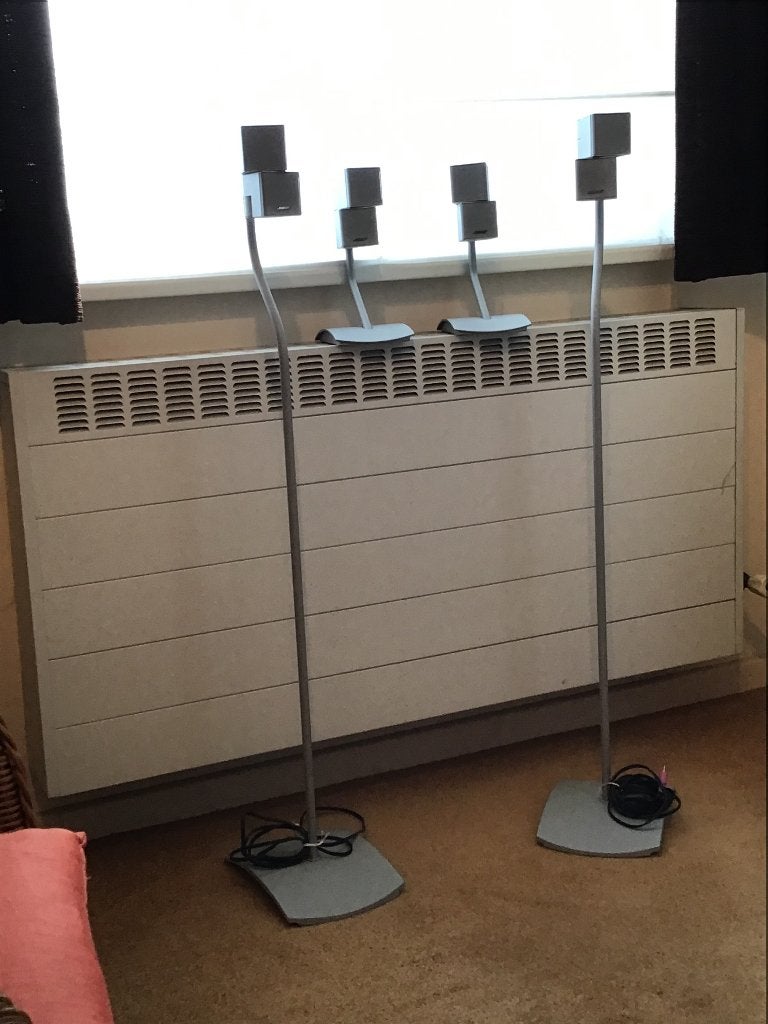 4 luidsprekers BOSE, Audio, Tv en Foto, Ophalen, Inclusief standaarden, Zo goed als nieuw, Surroundset