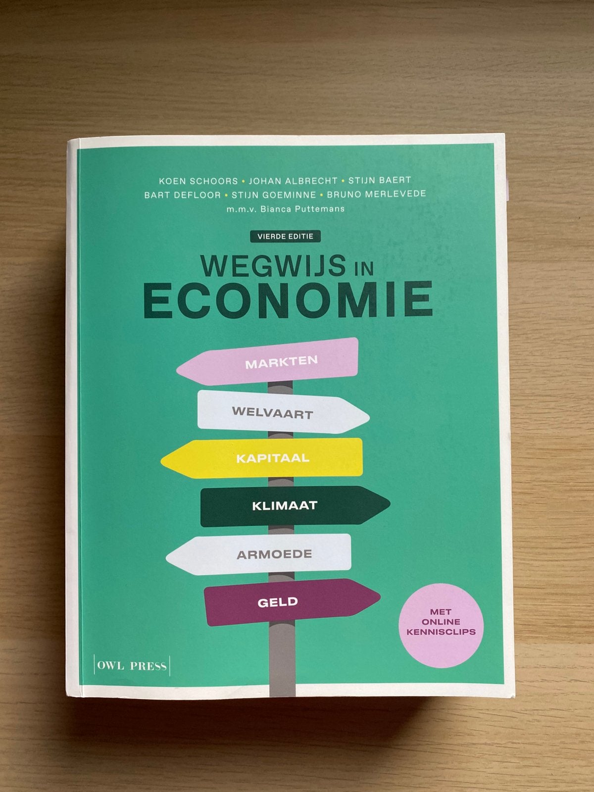 Wegwijs in economie - 4e editie, Boeken, Studieboeken en Cursussen, Ophalen, Gelezen, Hoger Onderwijs