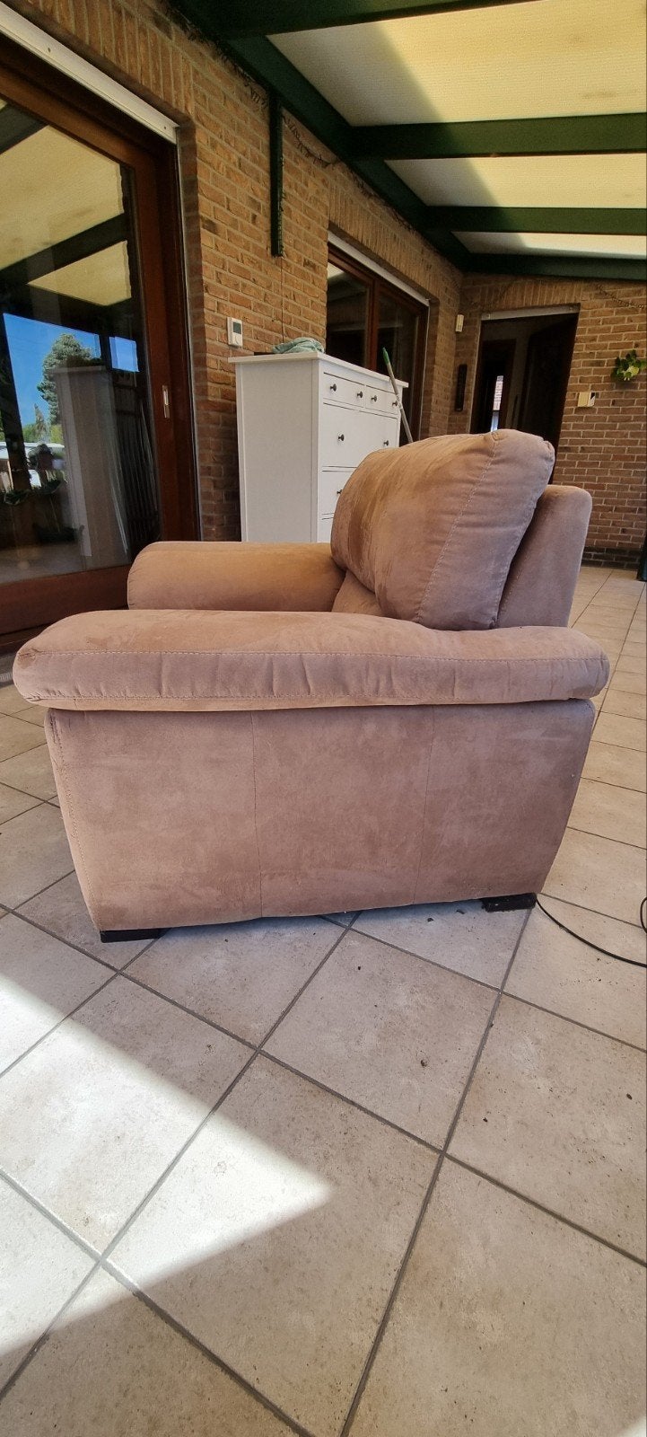 Elektrische relax, Ophalen, Gebruikt, Minder dan 150 cm, Leer