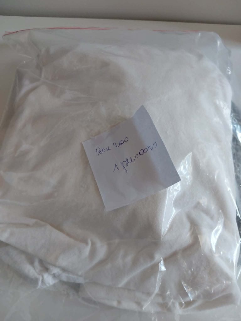 Matrasbeschermer 90 x200, Gebruikt, Eenpersoons, Matrasbeschermer, Wit