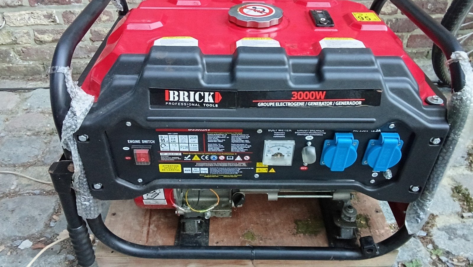 groupe électrogène 3000w, Bricolage & Construction, Enlèvement, Comme neuf, Essence