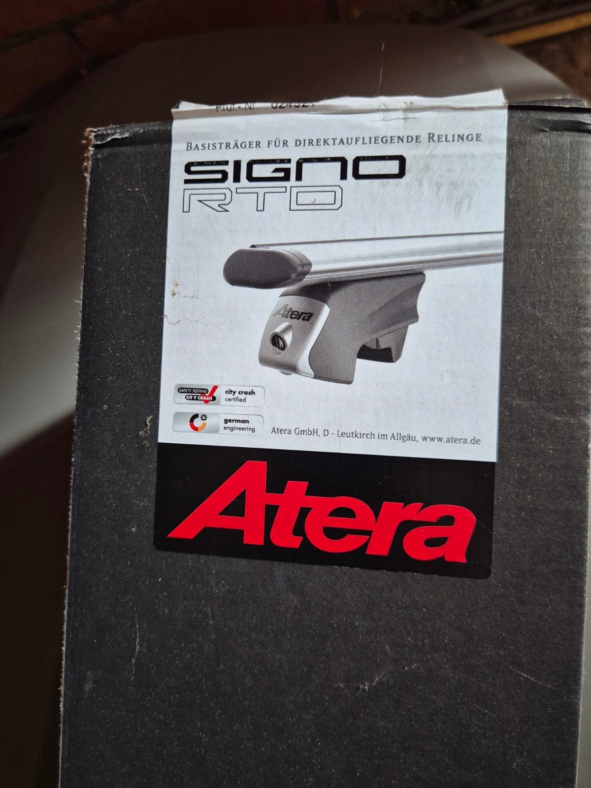 Dakdragers Atera, Auto diversen, Ophalen