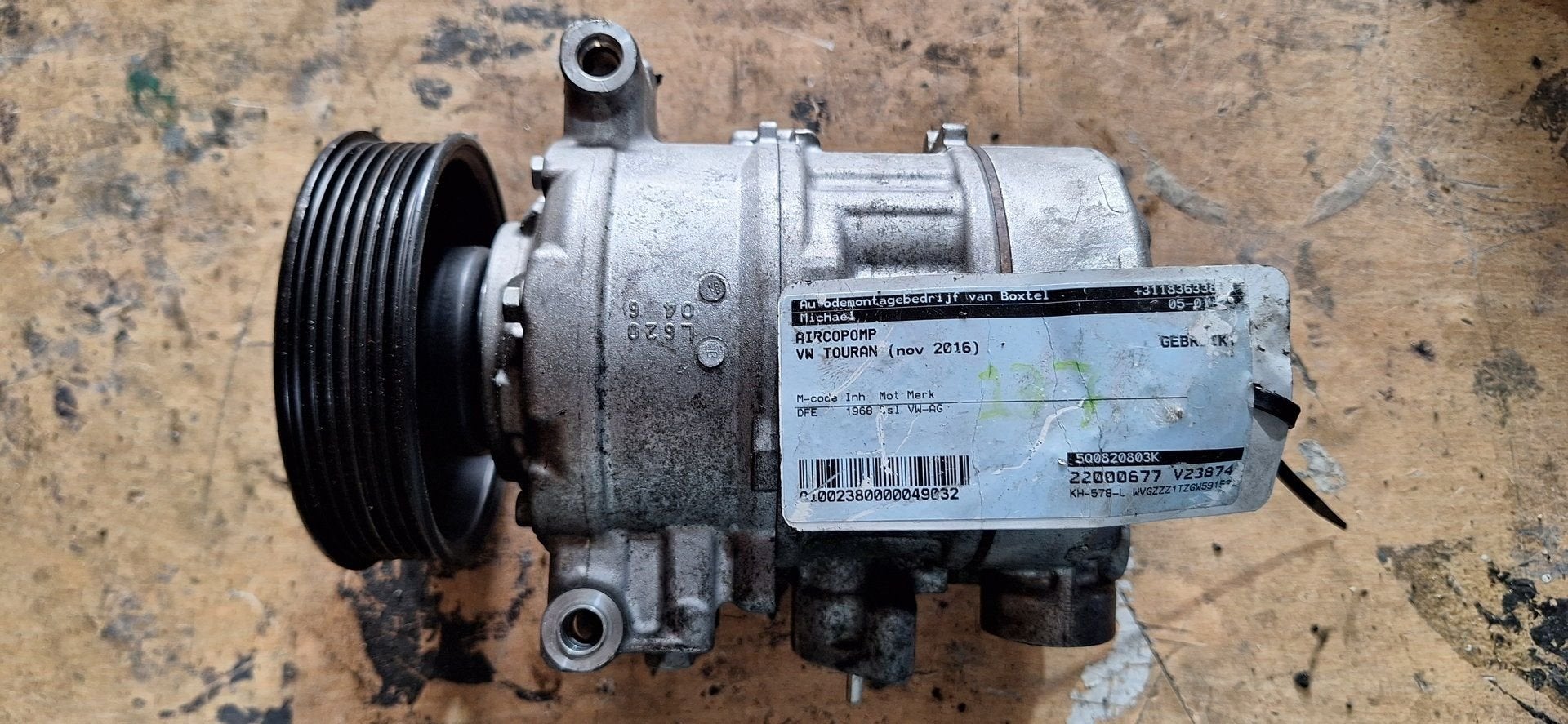 Originele Denso Aircopomp Volkswagen / Audi / Seat / Skoda –, Gebruikt, -, -, Ophalen of Verzenden