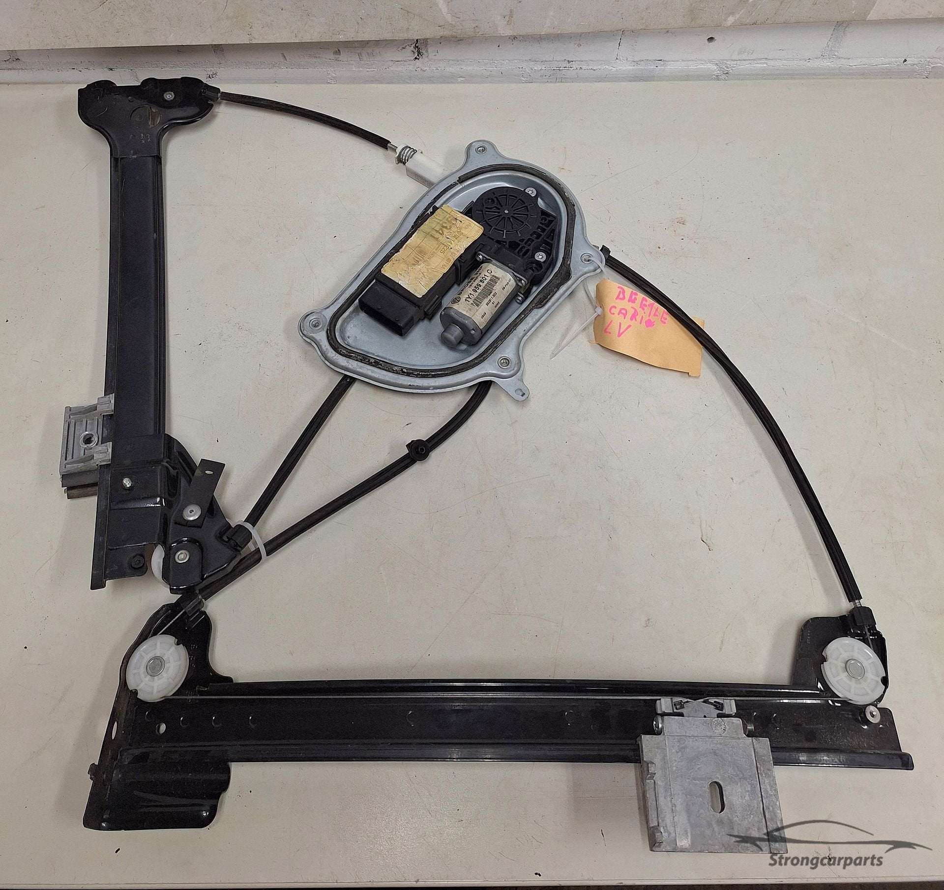 Raammechanisme VW New Beetle Cabrio 1Y1959801C links voor, Volkswagen, -, Utilisé, -