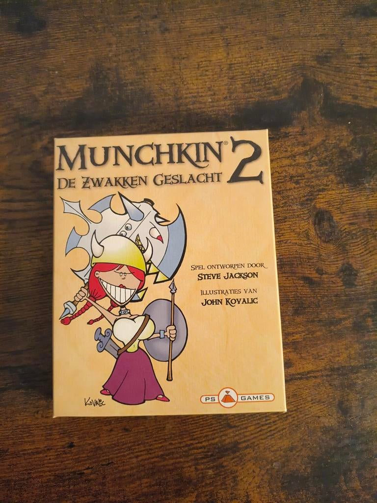 Munchkin 2 De zwakken geslacht, Vijf spelers of meer, Ophalen of Verzenden, Zo goed als nieuw, PS Games