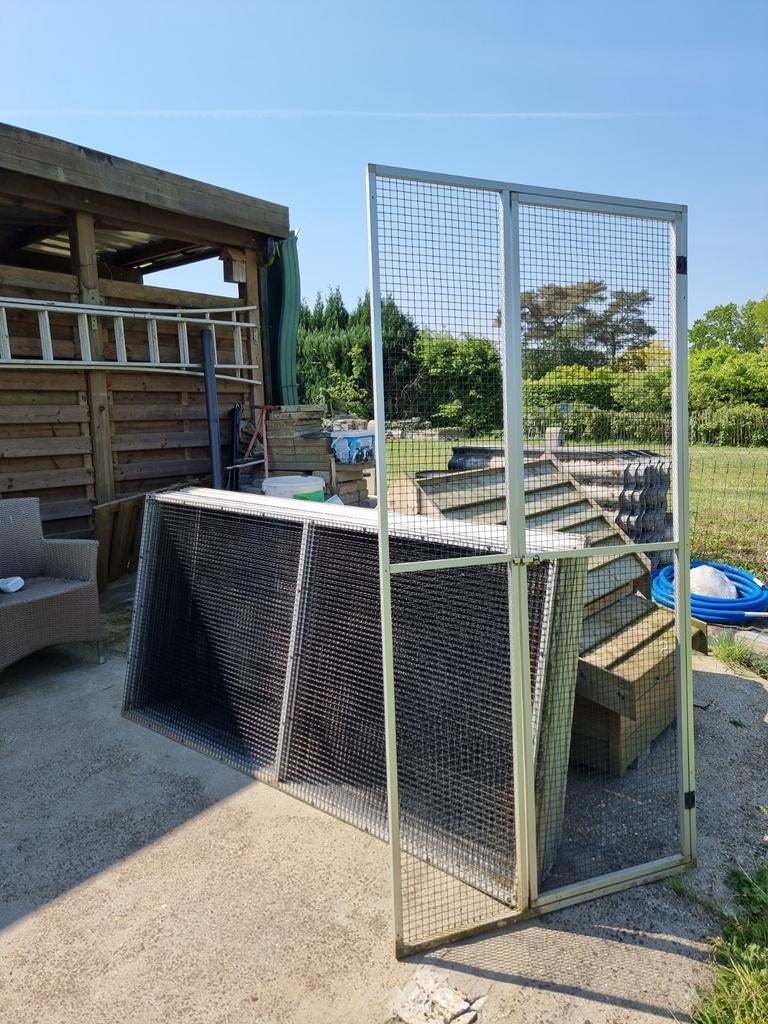 Kippenren of vogelj. 14 stuks 1m b 2m h + 1deur, Tuin en Terras, Ophalen