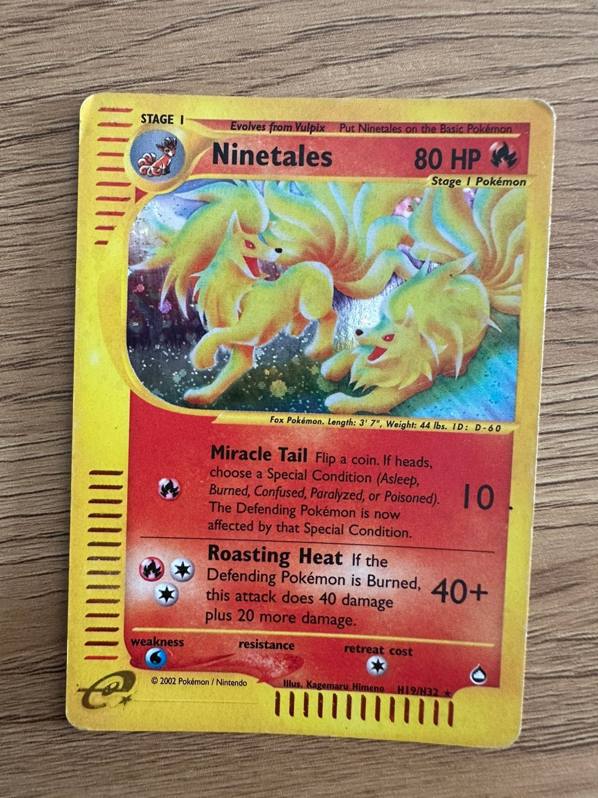 Ninetales, Enlèvement, Utilisé, Cartes en vrac