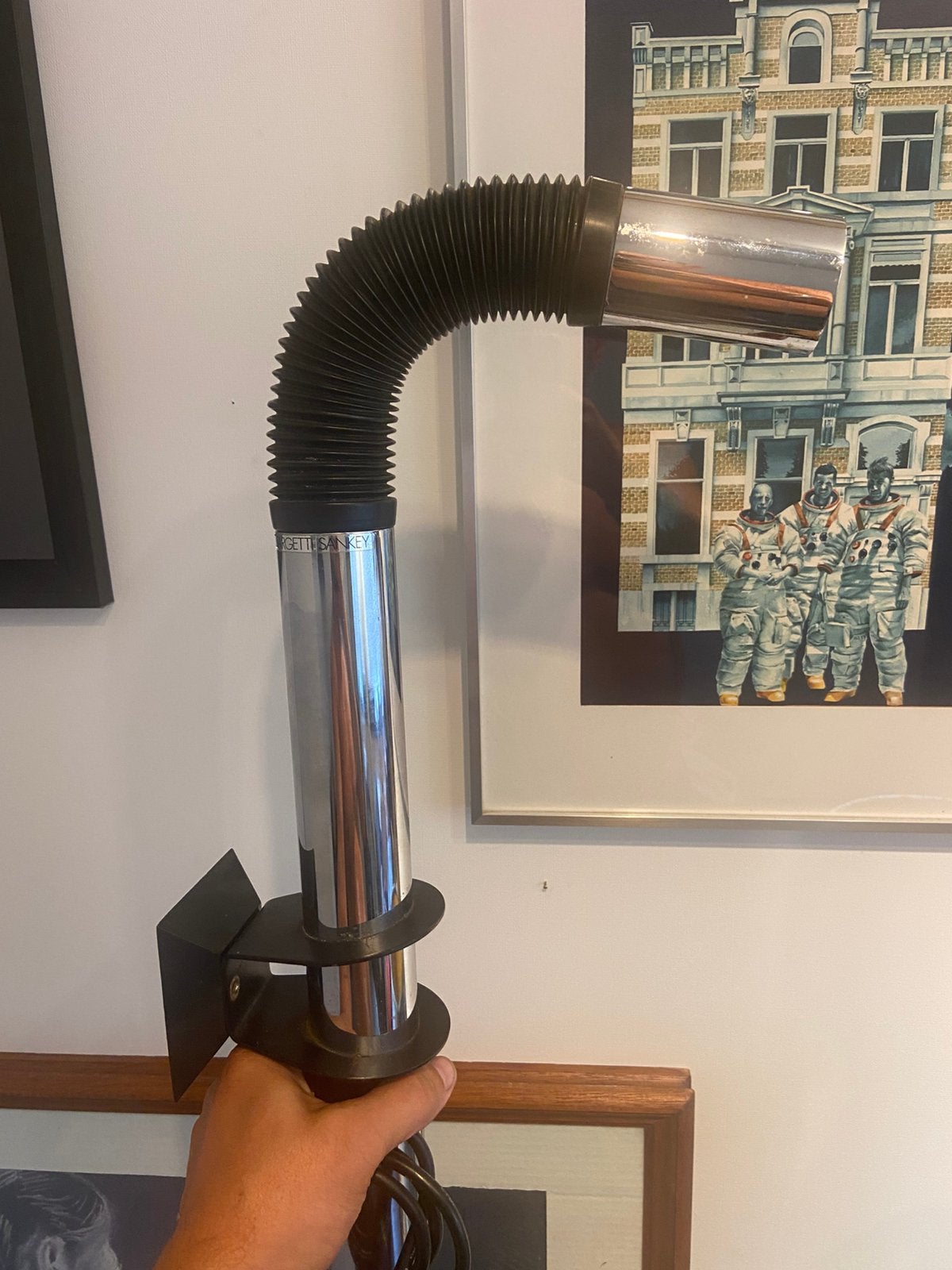 Vintage design wandlamp Targetti Sankey – Italiaans design, Ophalen of Verzenden