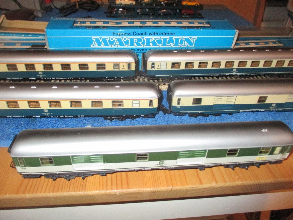Marklin 5 wagons voyageurs, Ophalen of Verzenden, Gebruikt, Wagon, Märklin