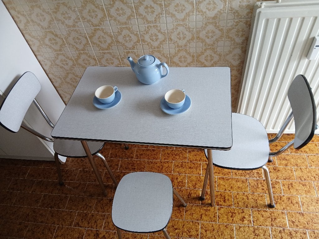 Keukentafel en stoelen, Huis en Inrichting, Tafels | Eettafels, Ophalen