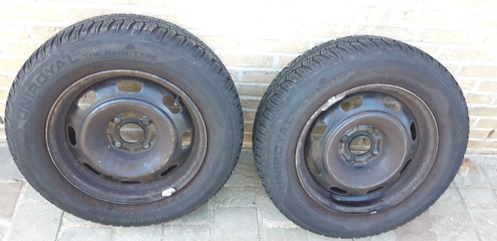 Winterkit (velgen + banden), Auto-onderdelen, Ophalen, Gebruikt, 15 inch, Winterbanden