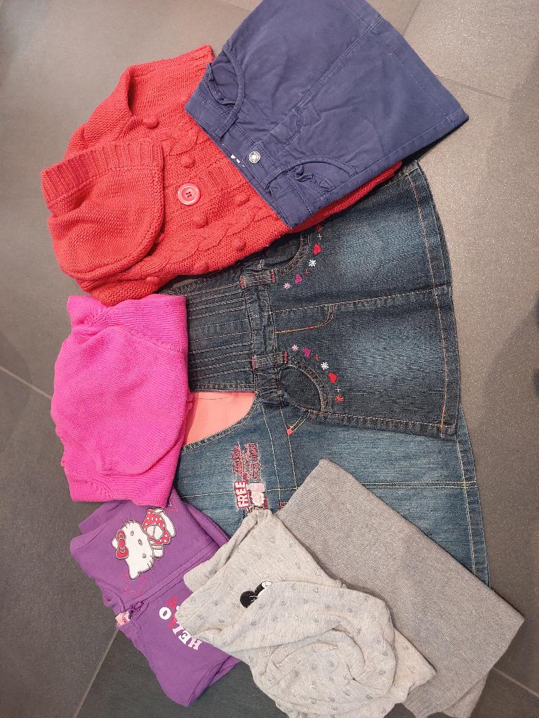 Set meisjeskleding maat 86, Kinderen en Baby's, Babykleding | Maat 86, Ophalen of Verzenden, Zo goed als nieuw, Meisje