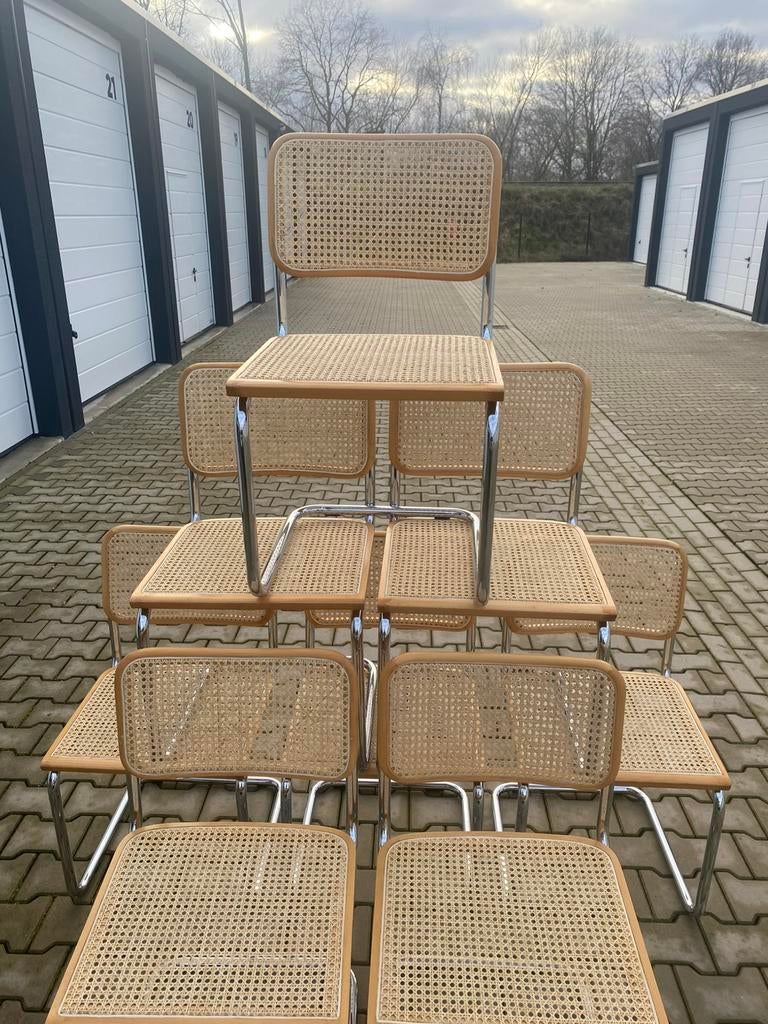 Marcel Breuer stijl - Cesca chairs, Ophalen of Verzenden, Zo goed als nieuw