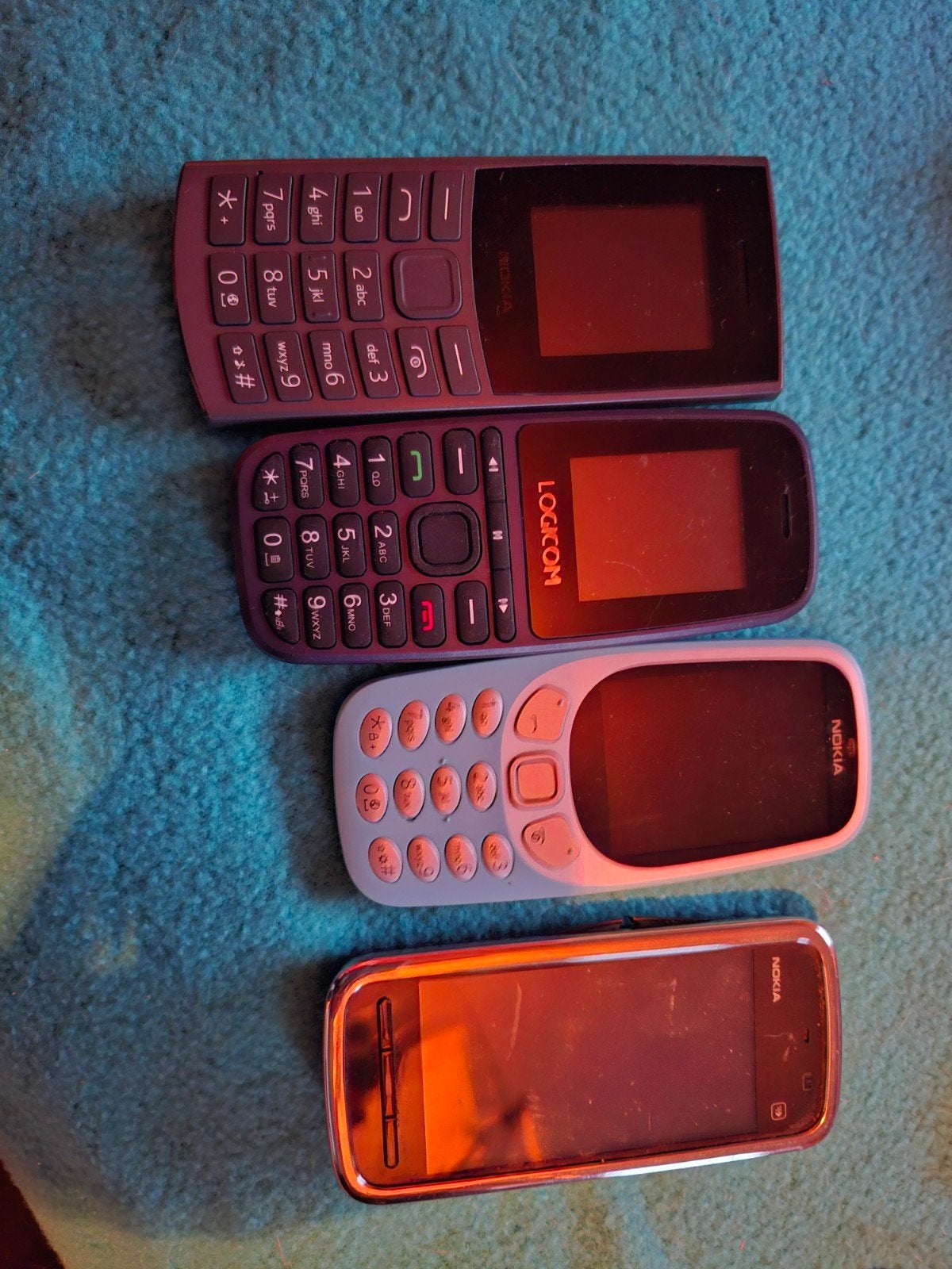 5 gsm van verschillende merken, Télécoms, Autres modèles, Moins de 3 mégapixels, Enlèvement, Utilisé