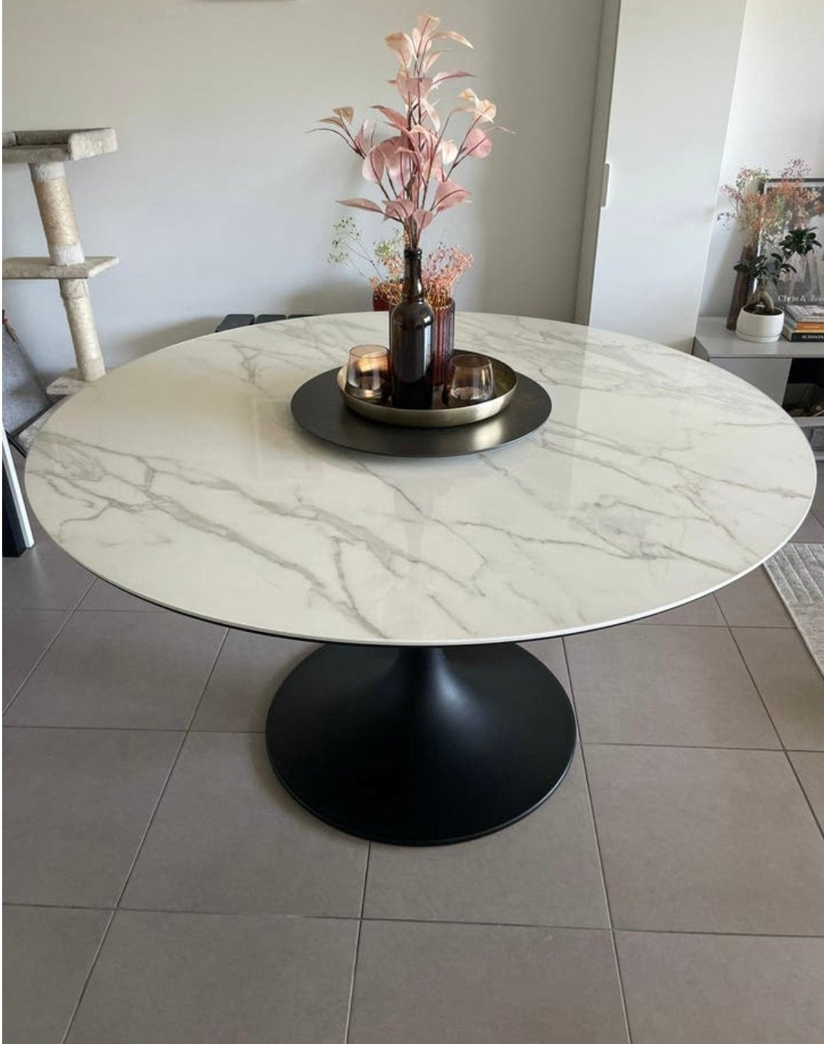 Elegante tafel, onderhandelbaar, Huis en Inrichting, Tafels | Salontafels, Ophalen, Zo goed als nieuw, Metaal