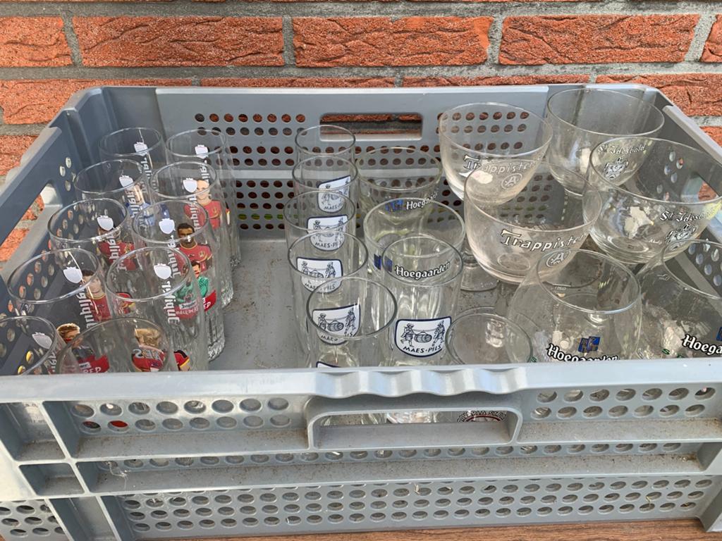 Bierglazen, Ophalen, Gebruikt