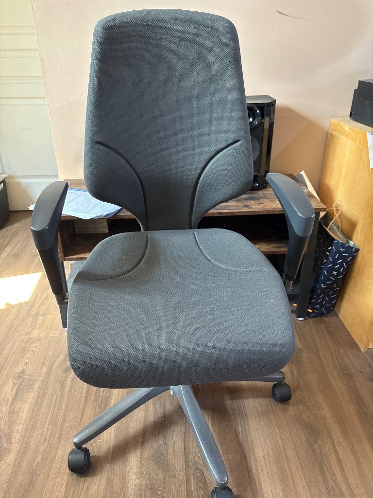 Chaise de bureau, Enlèvement, Comme neuf, Gris, Chaise de bureau