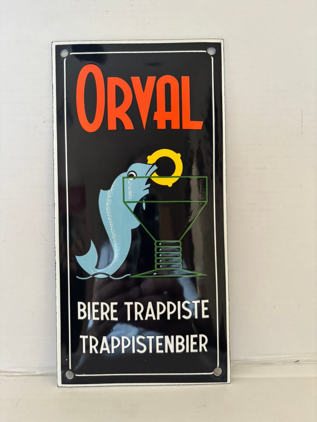 Plaque émaillée Orval, Enlèvement ou Envoi, Comme neuf