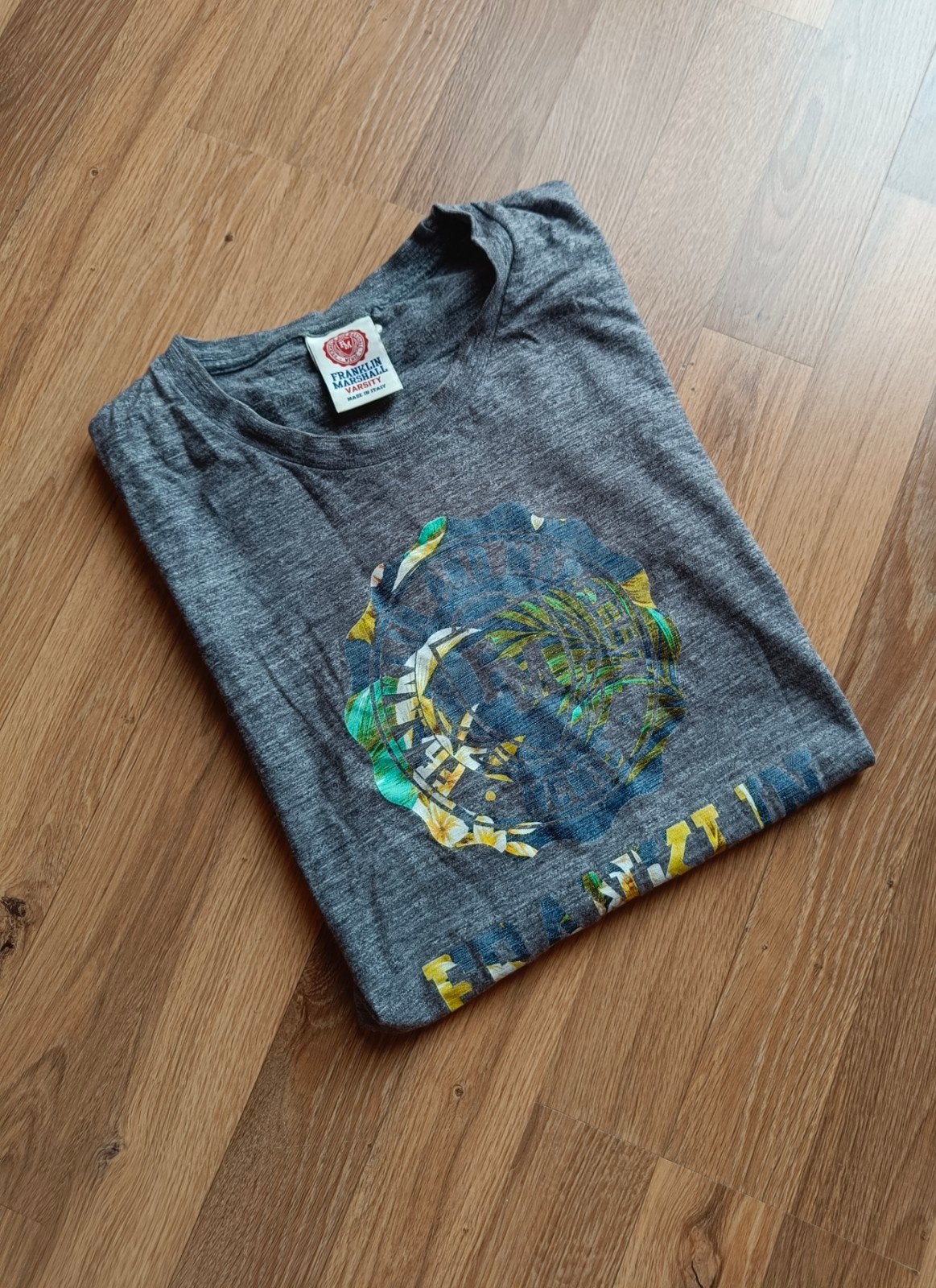 Franklin & Marshall - grijze T-shirt - maat L, Kleding | Heren, Ophalen of Verzenden, Maat 52/54 (L), Grijs, Franklin & Marshall