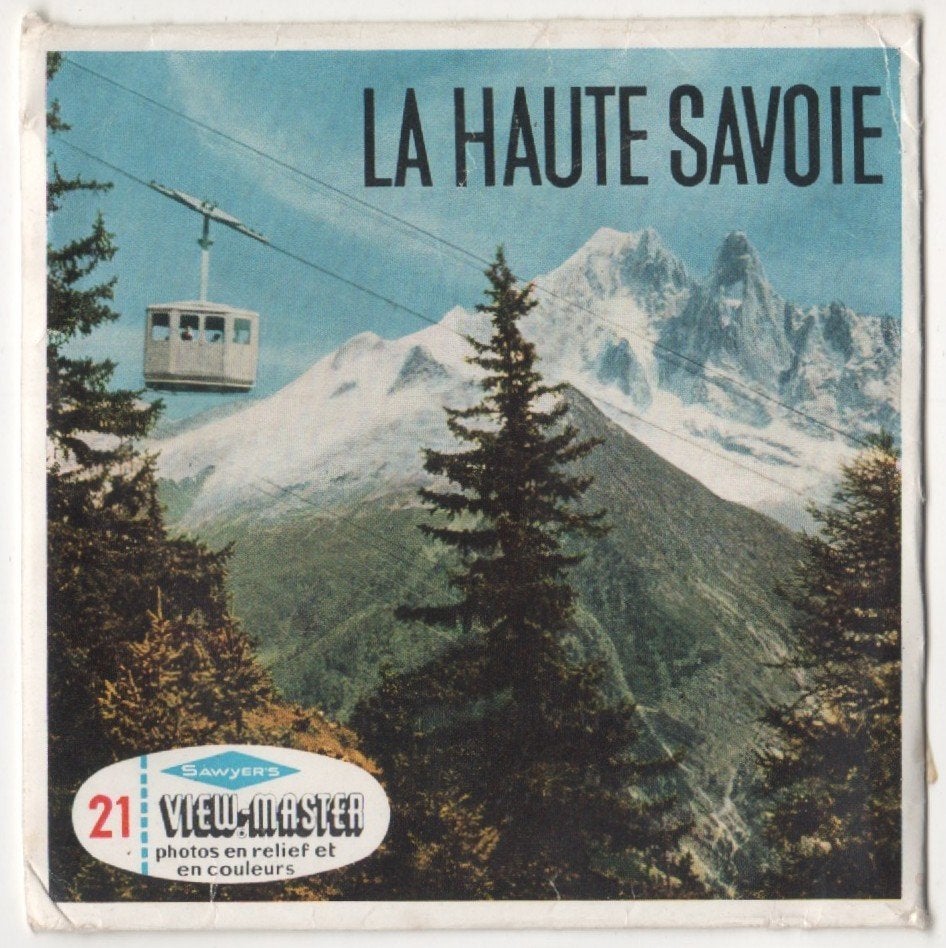 View-master La Haute Savoie C 195 Voir photos pour l'état, Antiquités & Art, Enlèvement ou Envoi