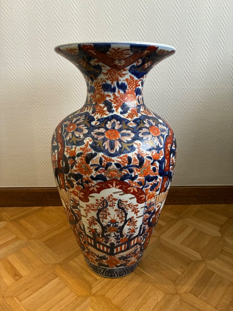 Prachtige Grote Antieke Japanse Imari Vaas - Meiji Periode, Antiek en Kunst, Antiek | Vazen, Ophalen