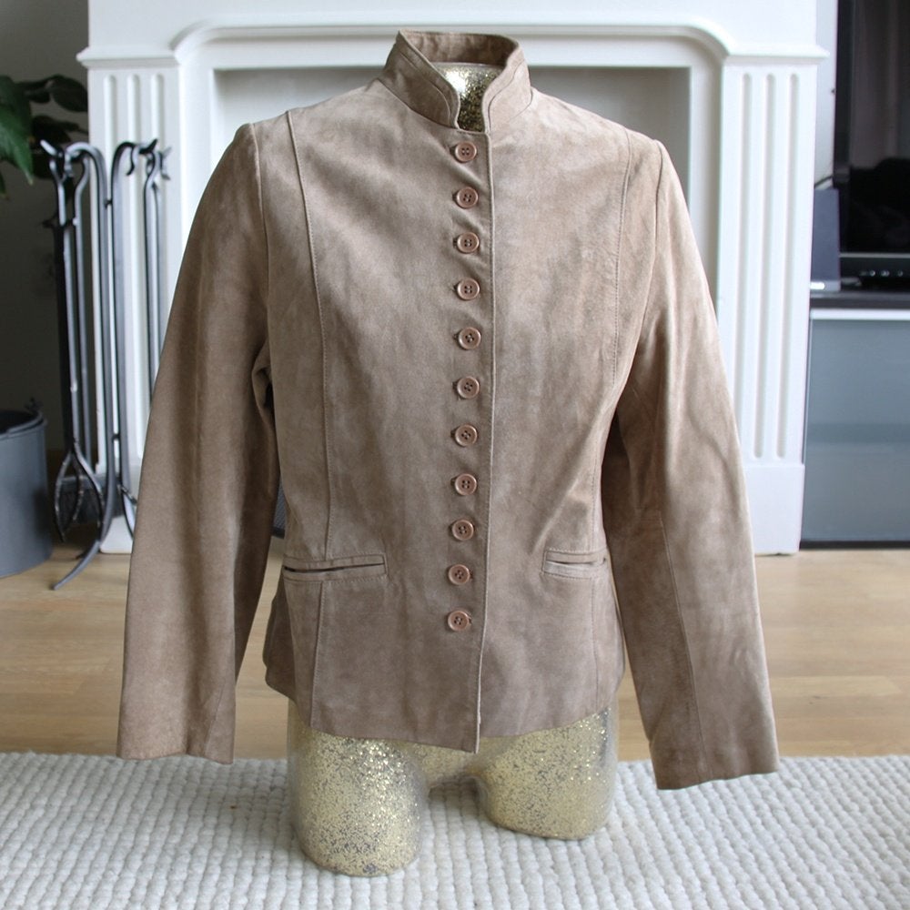 Veste en daim Super Nice (taille 40) €45, -, Vêtements | Femmes, ANDERE, Taille 38/40 (M), Autres couleurs, Comme neuf