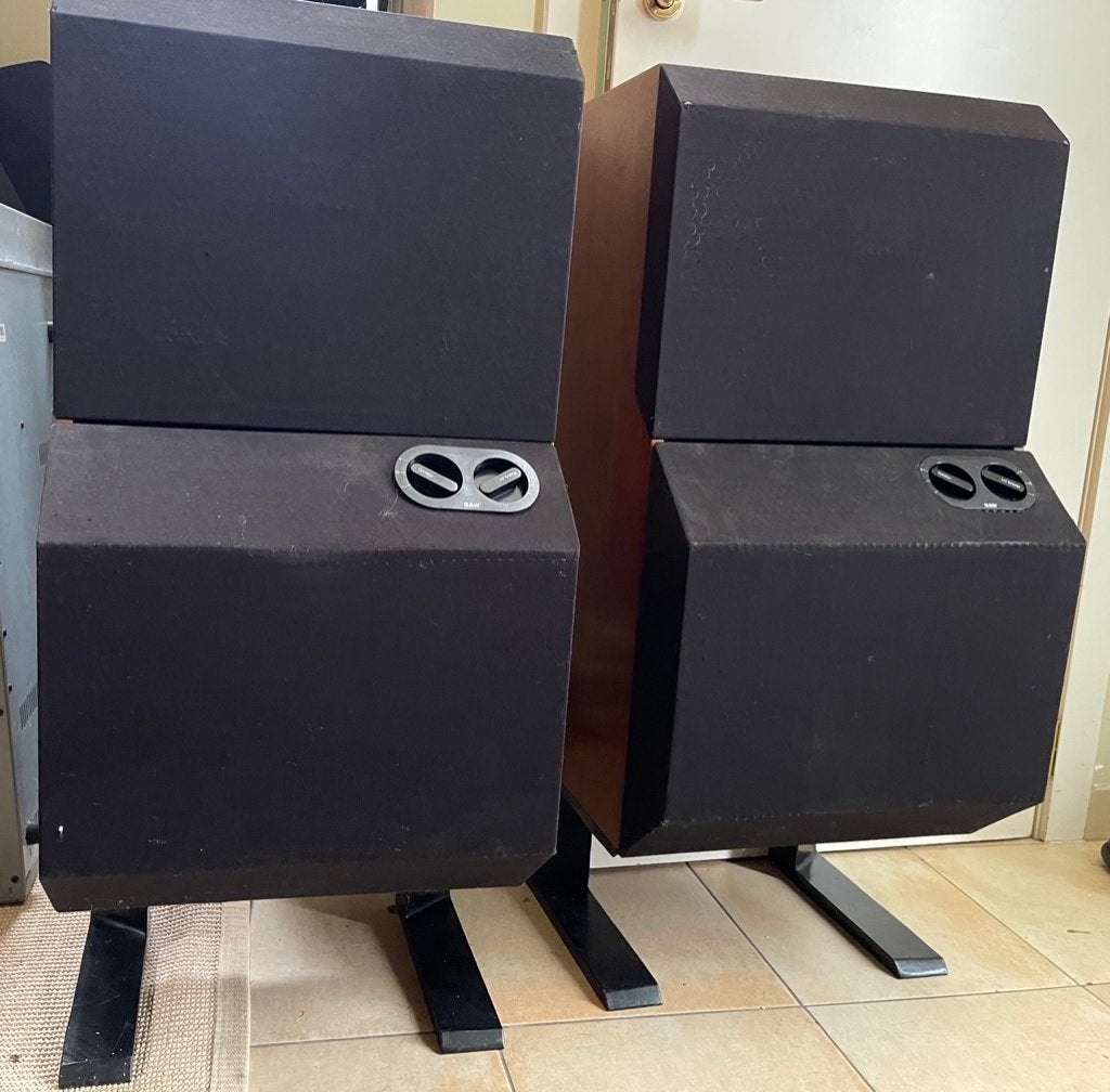 Hi-End luidsprekers B&W DM6 Bowers & Wilkins, Audio, Tv en Foto, Luidsprekerboxen, Stereo speakers, Gebruikt, Inclusief standaarden