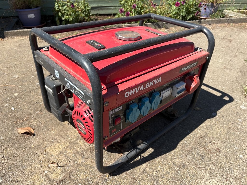 Stroomgenerator Honda EM4800EX, Bricolage & Construction, Générateurs, Enlèvement, Utilisé, Moins de 5 kVA, Essence